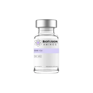 GHK-Cu (50MG) copper tripeptide research peptide vial — BioFusion Aminos