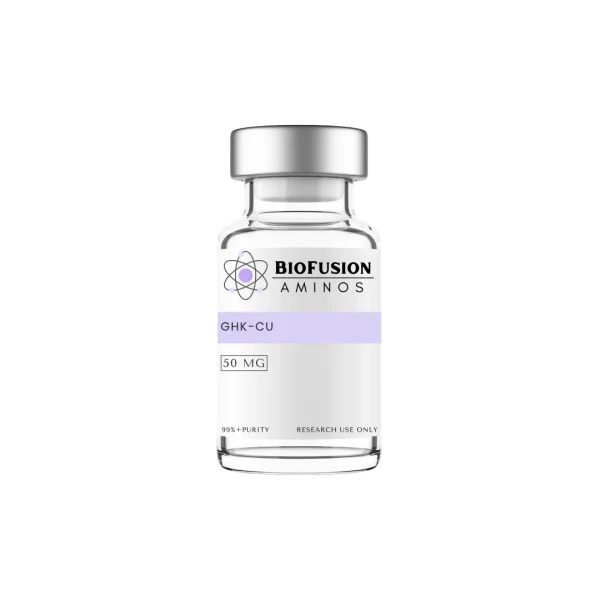 GHK-Cu (50MG) copper tripeptide research peptide vial — BioFusion Aminos